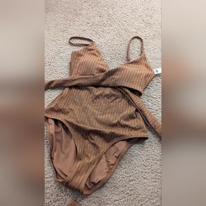One piece tie back swimsuit. Aerie. Size small